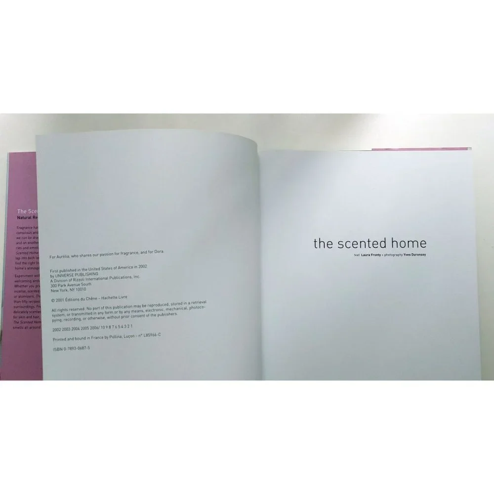 NEW The Scented Home Hardcover Book Tabletop Coffee Table Beautiful Volume - Picture 5 of 9